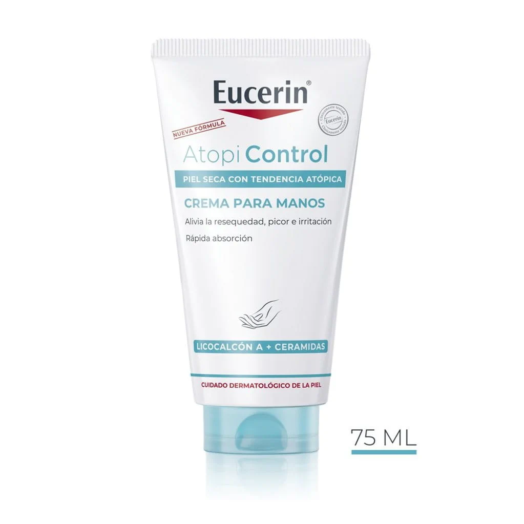 Eucerin AtopiControl Crema de Manos Piel Seca Alivia Picor 75ml 2