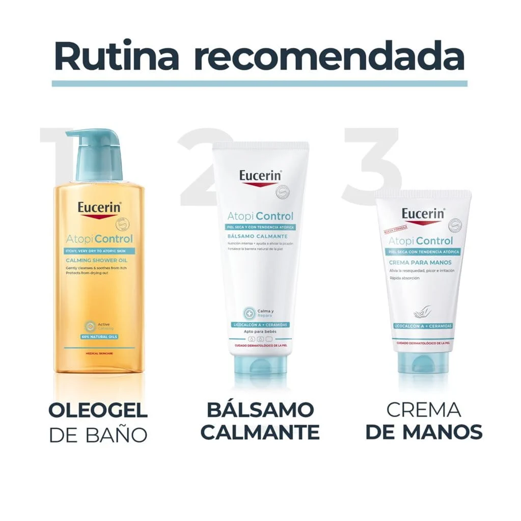 Eucerin AtopiControl Crema de Manos Piel Seca Alivia Picor 75ml 7