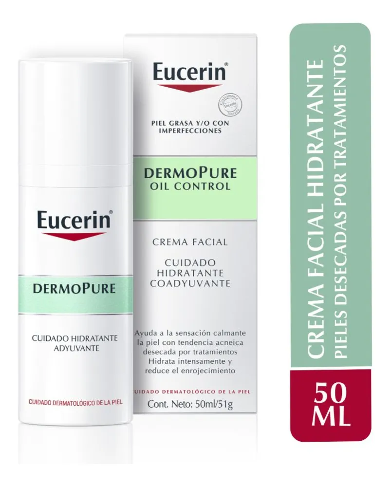 Eucerin DermoPure Oil Control Acne/Irritacion Frasco 50ml 1