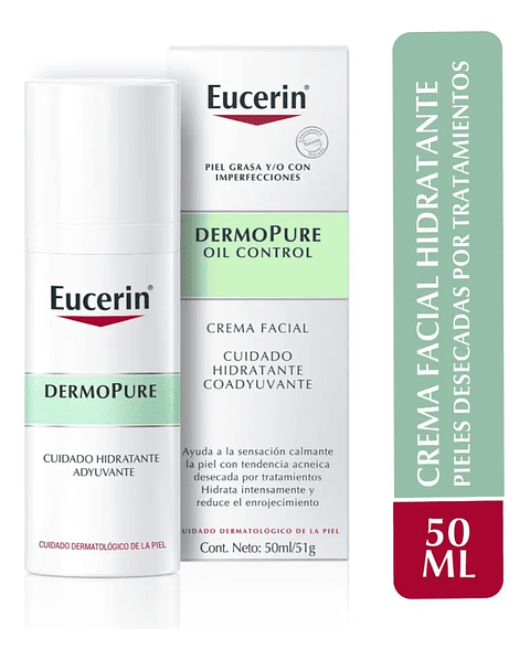 Eucerin DermoPure Oil Control Acne/Irritacion Frasco 50ml