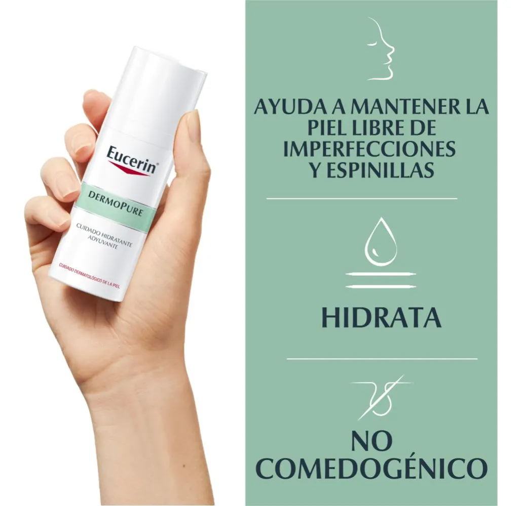 Eucerin DermoPure Oil Control Acne/Irritacion Frasco 50ml 3