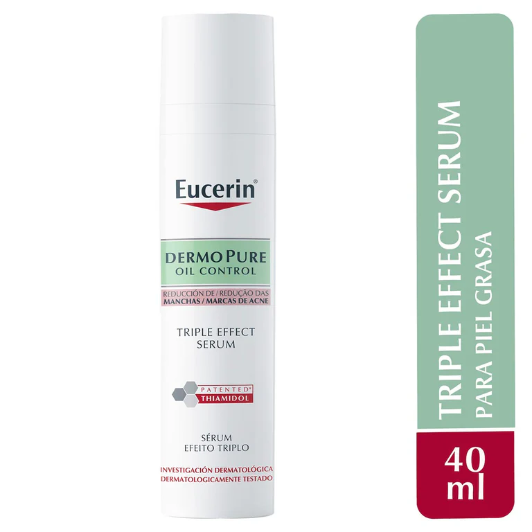 Eucerin demoPure Triple Accion Contra Manchas/Imperfecciones y Brillo 40ml 2