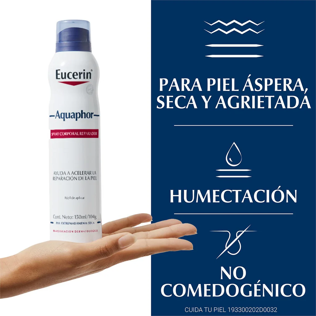 Eucerin Aquaphor Spray Corporal Reparador Piel Seca 150ml 5