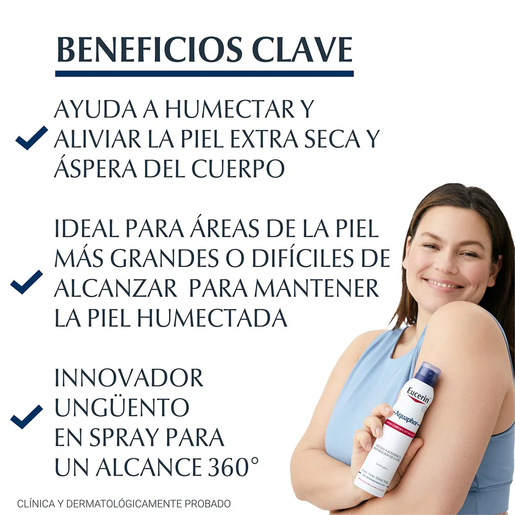 Eucerin Aquaphor Spray Corporal Reparador Piel Seca 150ml 3
