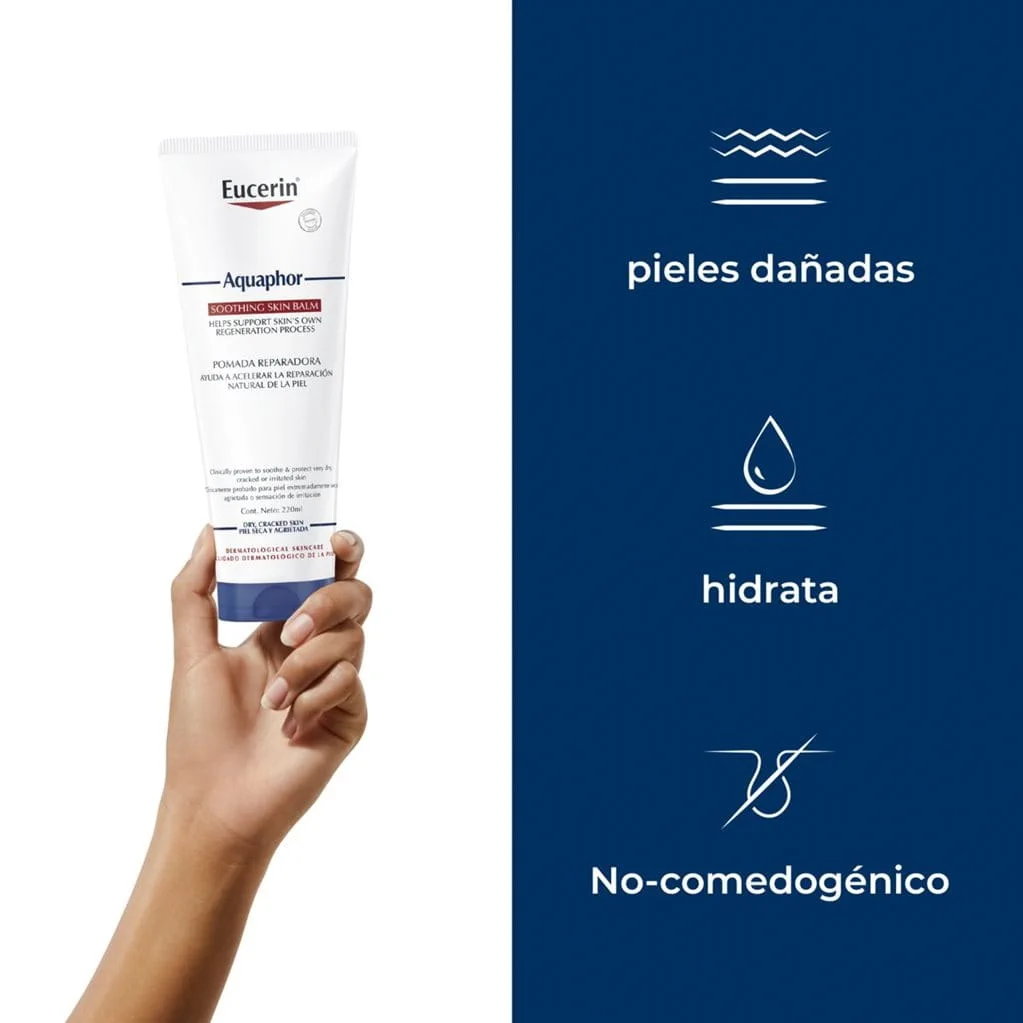 Aquaphor Soothing Skin Balm Crema Reparadora Piel Seca 220ml 3