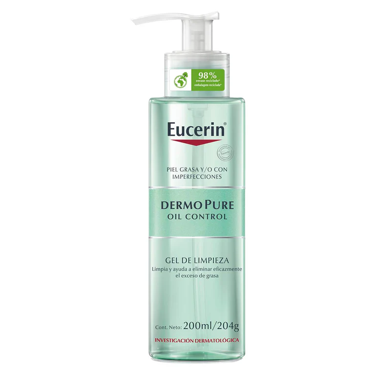Eucerin DermoPure Oil Control Gel limpiador 200ml Piel Grasa 1