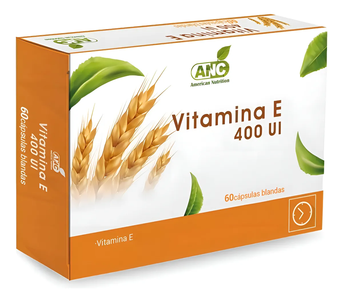 Vitamina E 400 Ui 60 Cápsulas Blandas Anc Sabor Sin Sabor 1