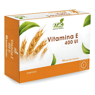 Vitamina E 400 Ui 60 Cápsulas Blandas Anc Sabor Sin Sabor