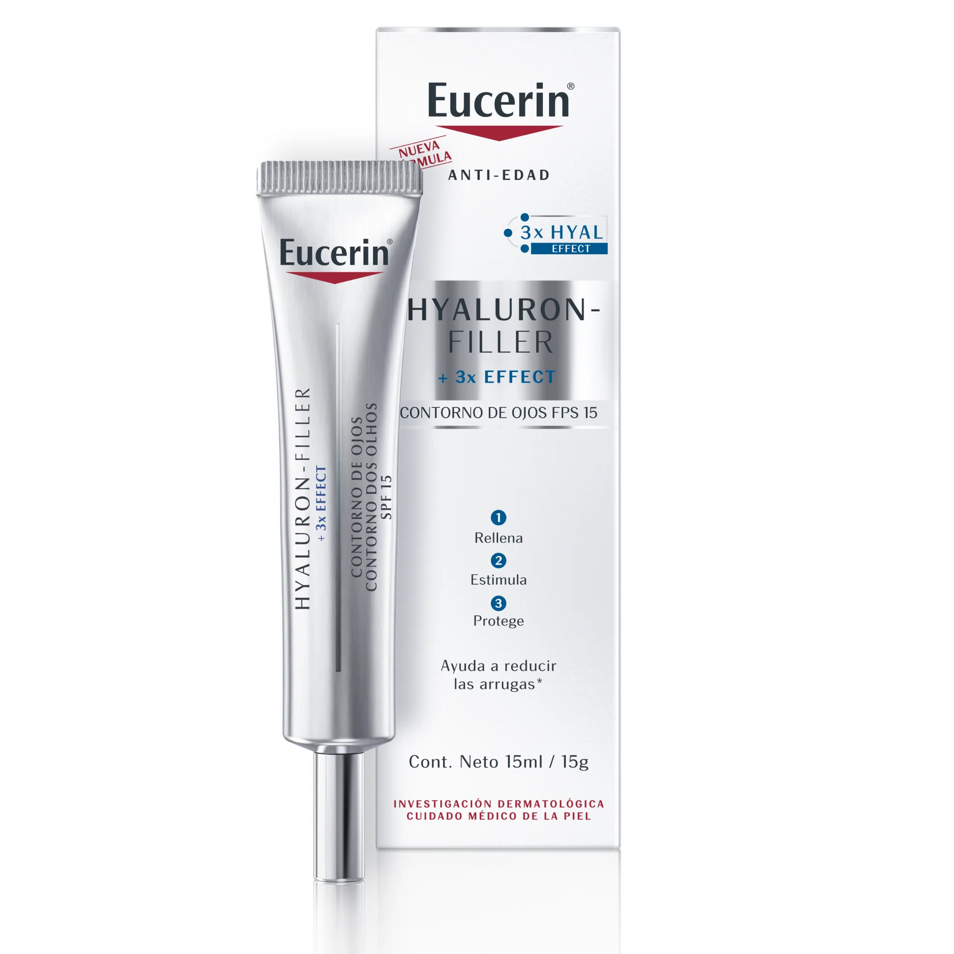 Eucerin Hyaluron Filler 3x effect Contorno de Ojos 15ml 1