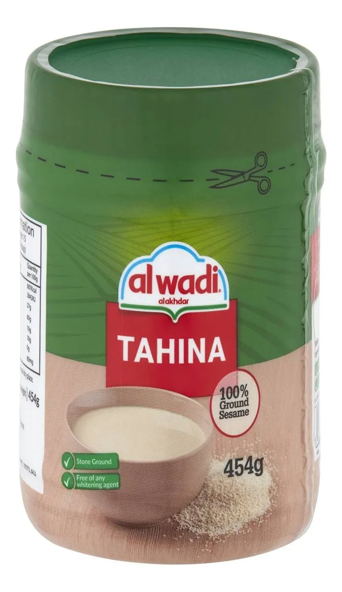 Tahine Alwadi 454gr (árabe) Pasta De Sésamo 2