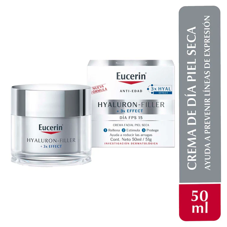 Euceron Hyaluron Filler Crema Dia Antiedad Piel Seca 50ml 2