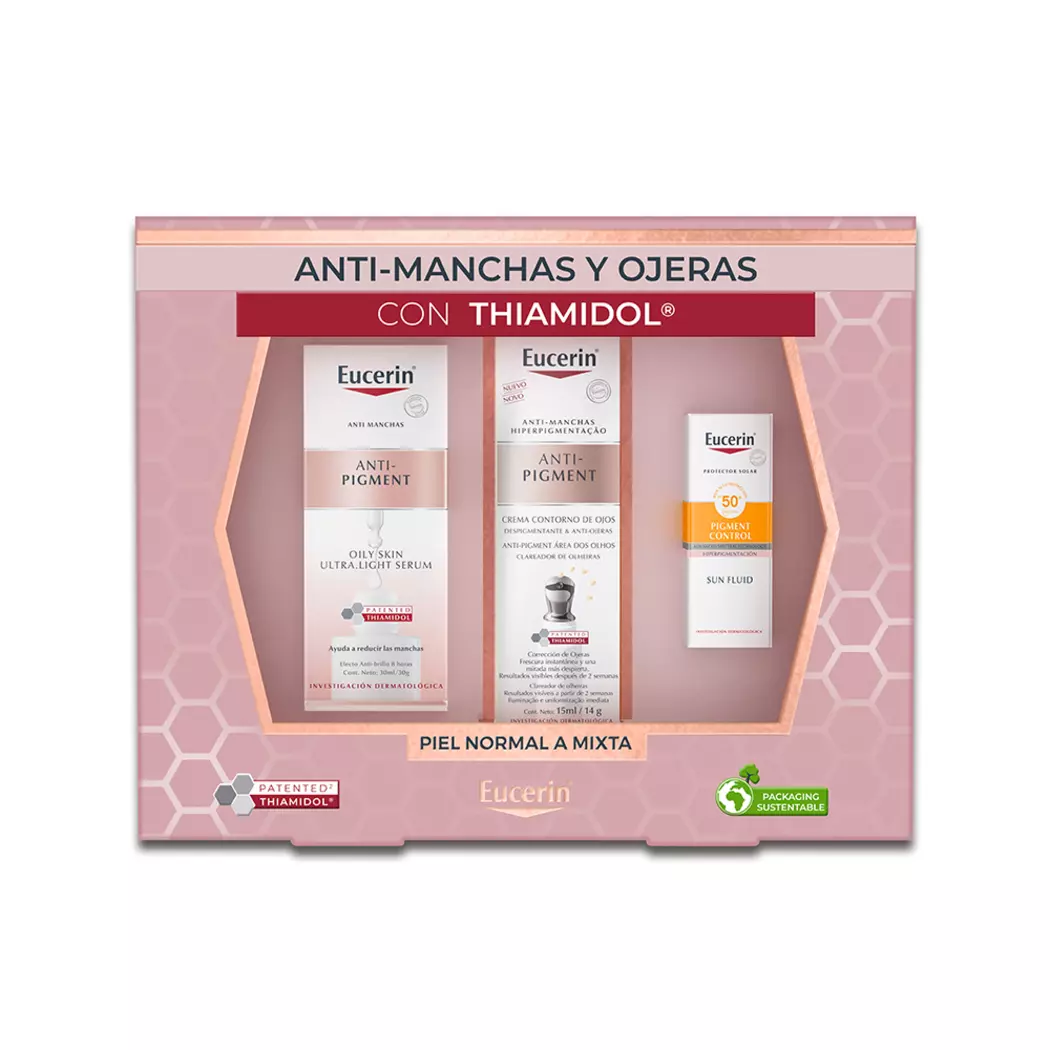 Eucerin Pack Anti Manchas y Ojeras con Thiamidol 95ml 1