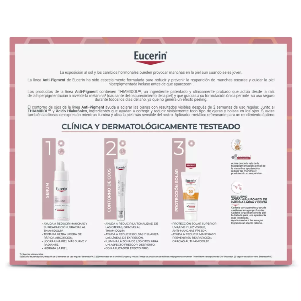 Eucerin Pack Anti Manchas y Ojeras con Thiamidol 95ml 5
