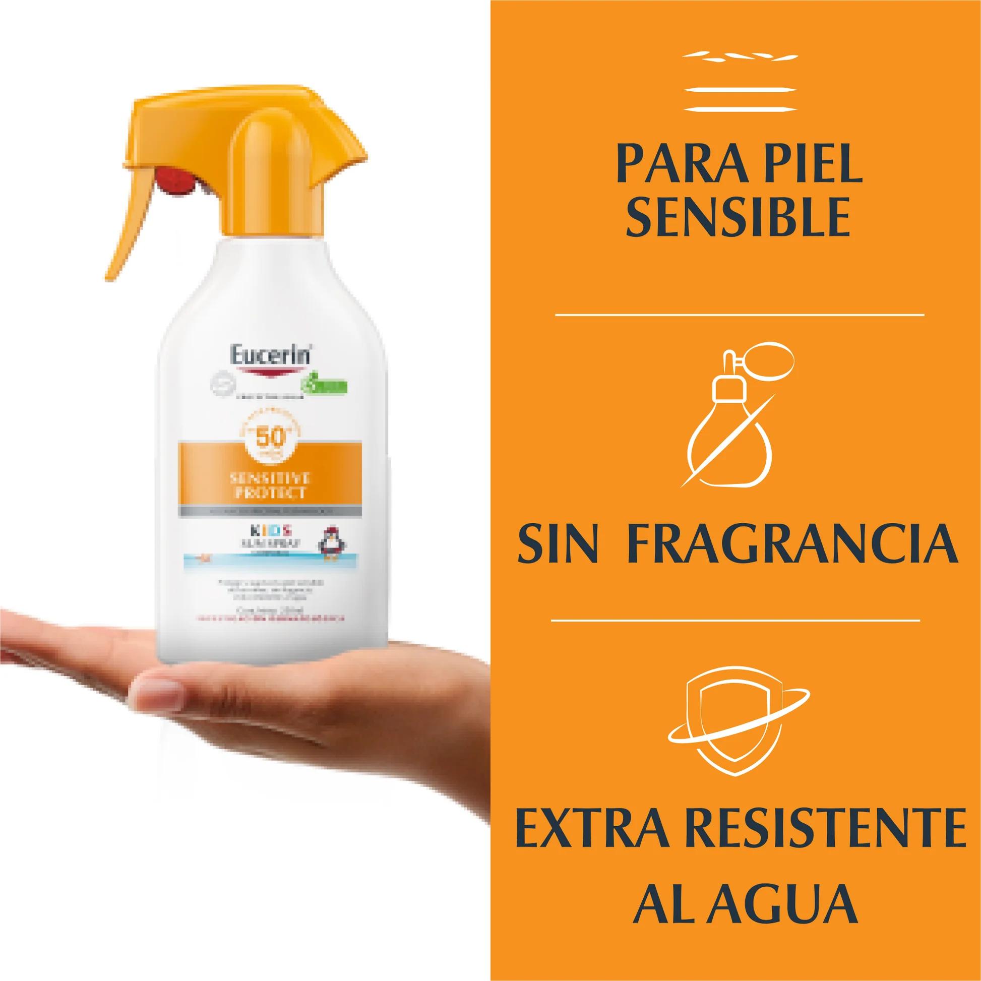 Eucerin Sun FPS50 Sensitive Protect Kids Spray 250ml 4