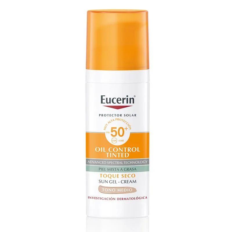 Eucerin FPS50 Gel Oil Control Tono Medio 50ml 1