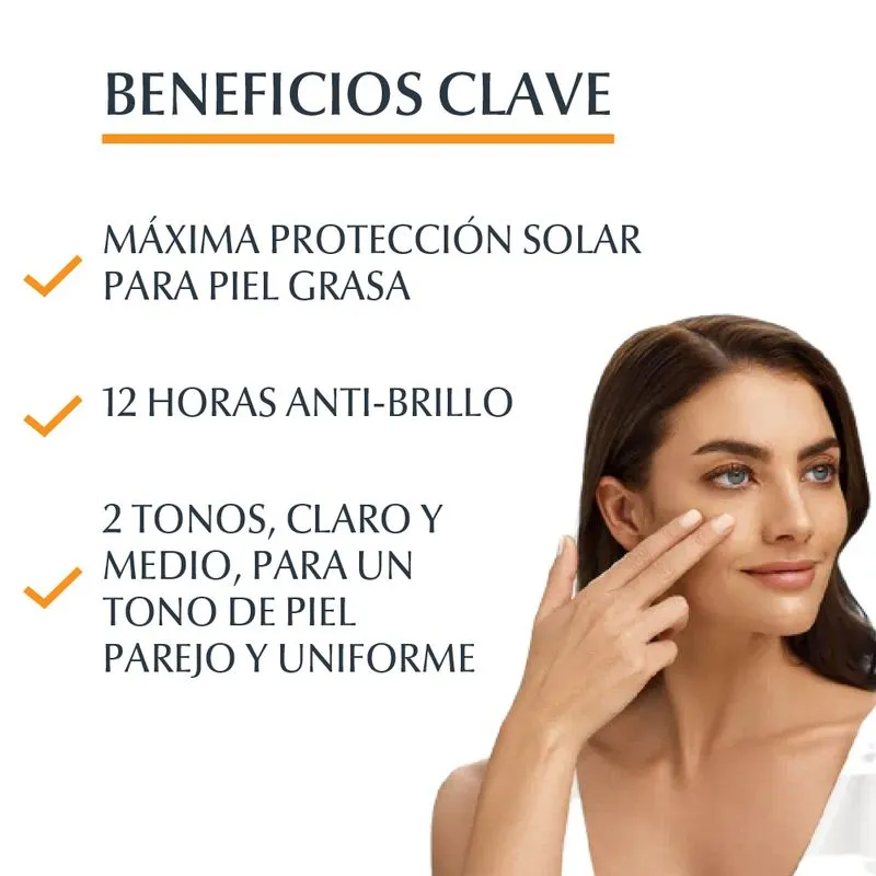 Eucerin FPS50 Gel Oil Control Tono Medio 50ml 3