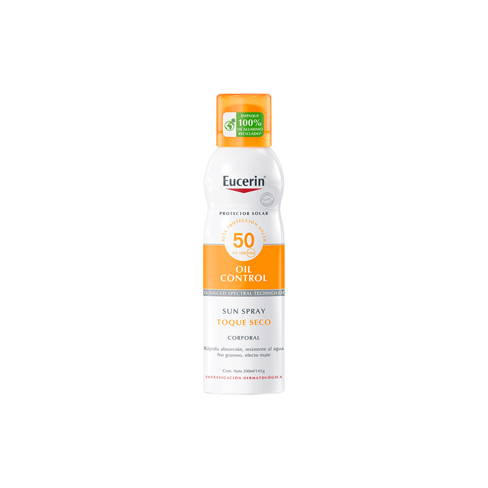 Eucerin Sun FPS 50 Oil Control Toque Seco Spray 200 ml 1