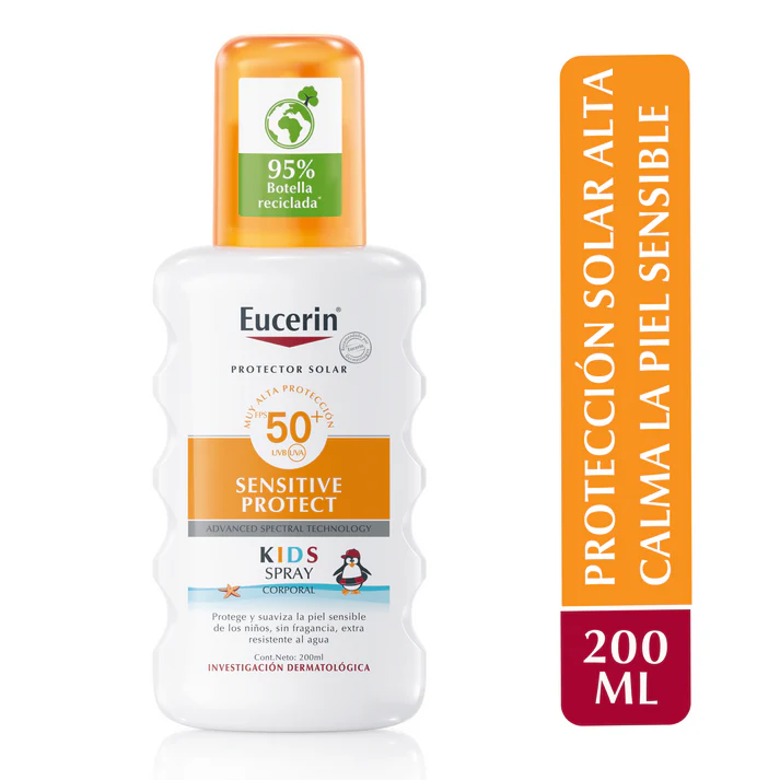 Eucerin Sun FPS50 Sensitive Protect Kids Spray 200ml 2