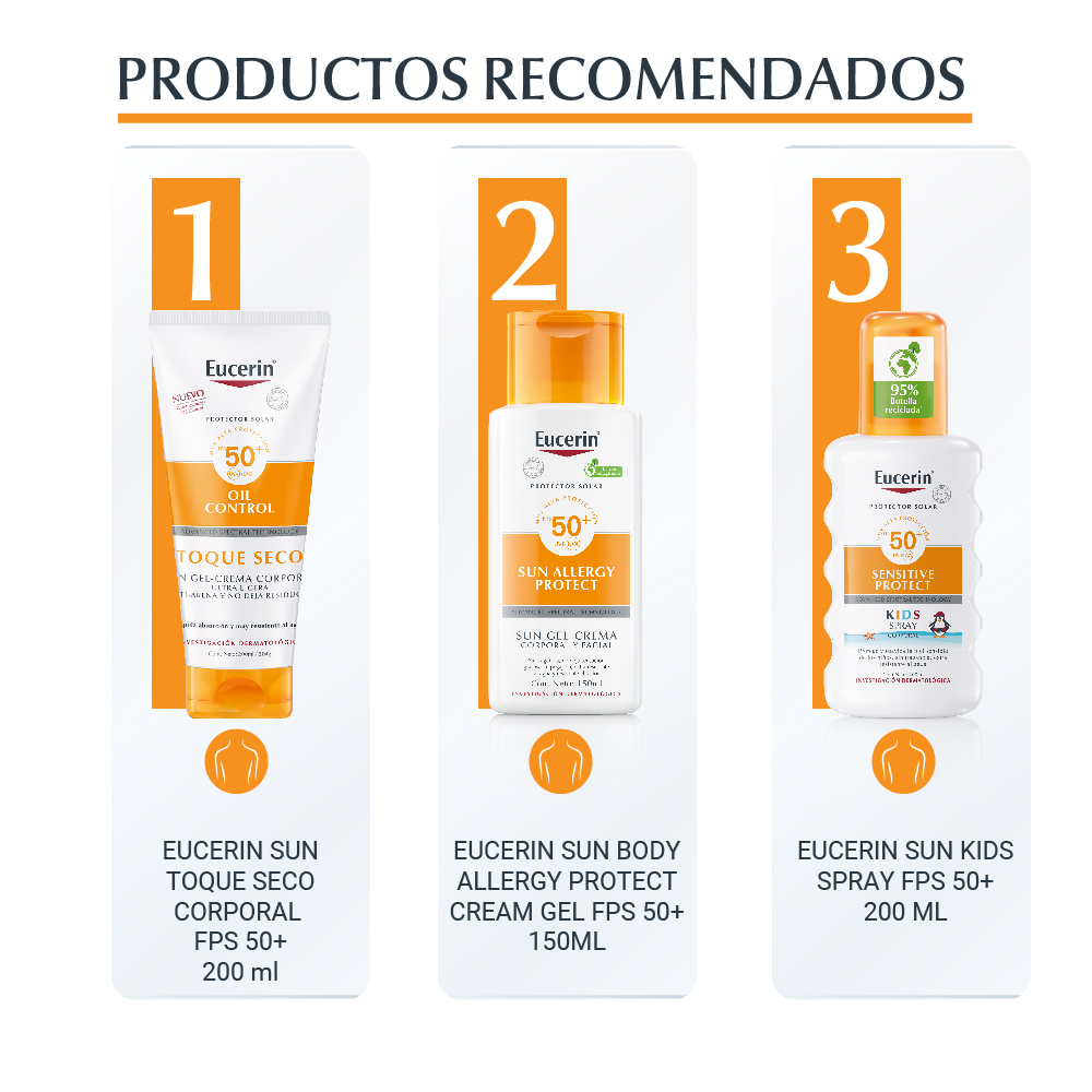 Eucerin Sun FPS50 Oil Control Transparente 200ml 7