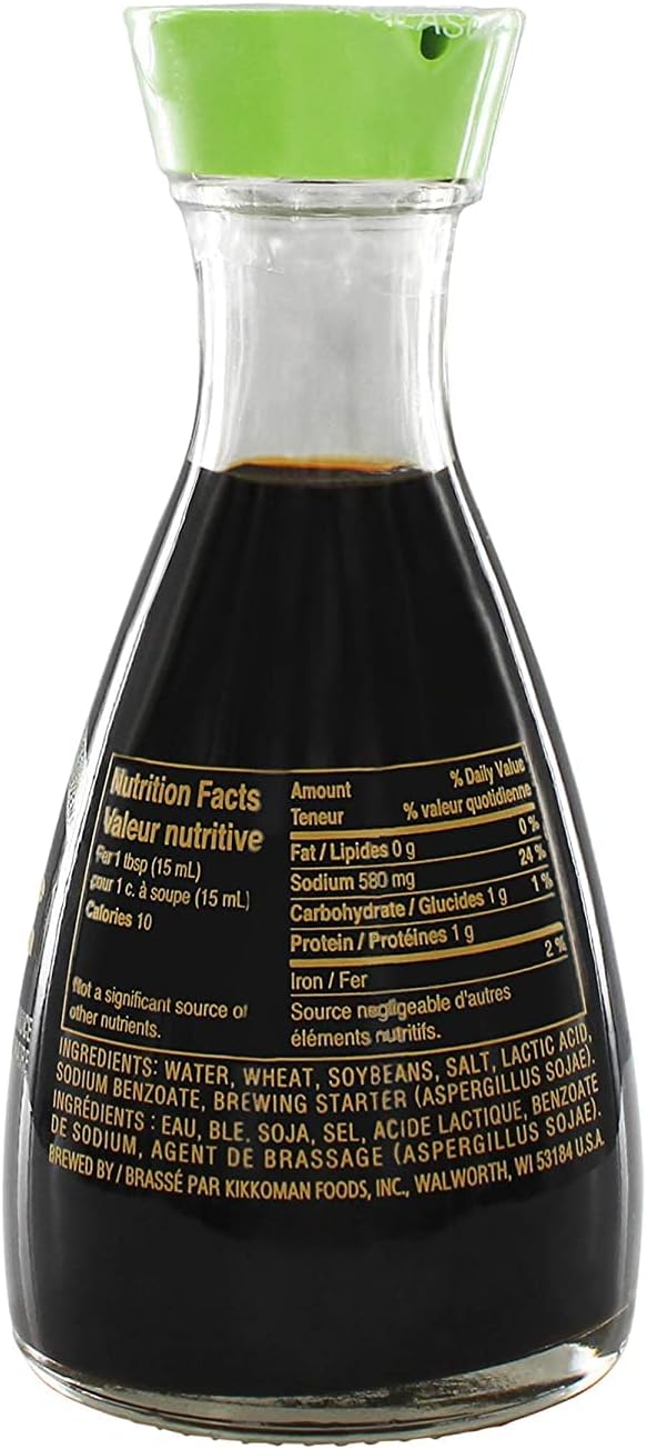 Salsa De Soya Con Dispensador Kikkoman 148 Ml Less Sodium 2