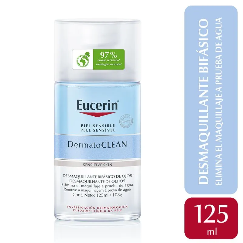 Eucerin Dermatoclean Desmaquillante Bifasico Piel Sensible 125ml 6