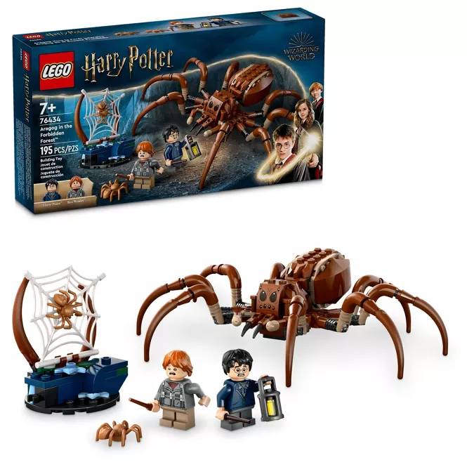 LEGO Harry Potter Aragog en el Bosque Prohibido 195pzs 7+años 1