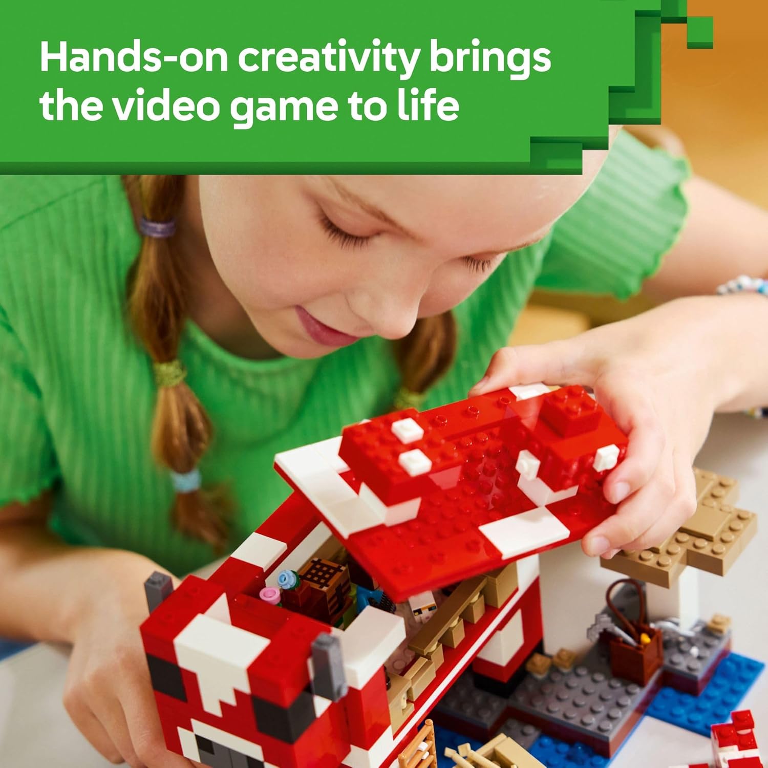 Lego Minecraft: Casa Mooshroom 500pzs 8+años 5