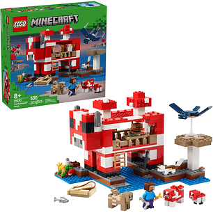 Lego Minecraft: Casa Mooshroom 500pzs 8+años