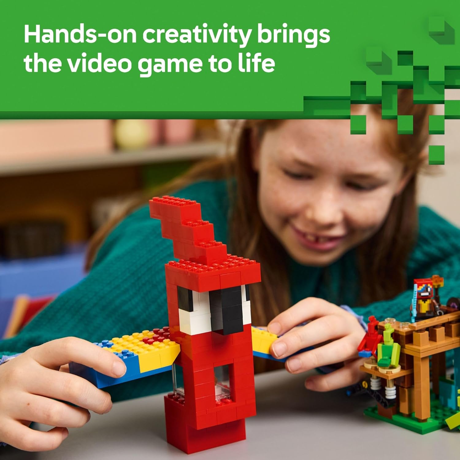 Lego Minecraft La Casa de los Loros 535pzs 8+años 5