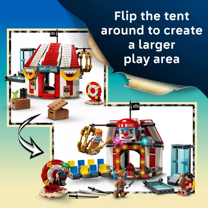 Lego One Piece Carpa de Circo de Buggy el Payaso 573pzs 8+años 3