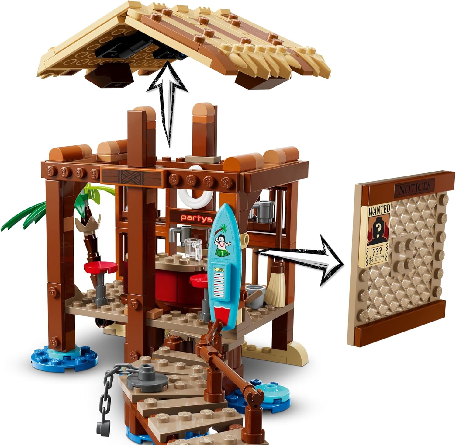 LEGO One Piece Cabaña del Pueblo de Molino 299pzs 8+años 3