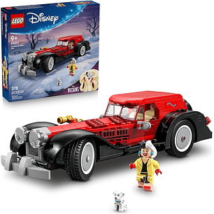 Lego Disney 101 Dalmatas Auto Cruella de Vil 378pzs 9+años