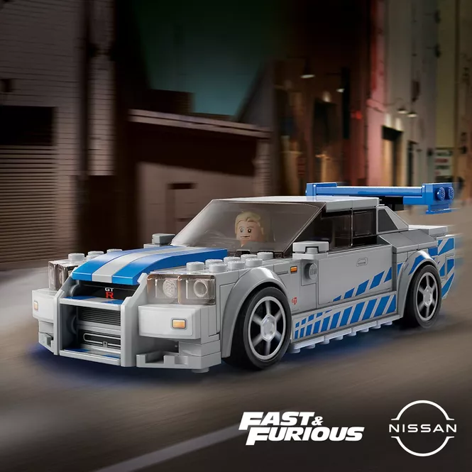 Lego Fast & Furious 2 Nissan Skyline GT-R (R34) 319pzs 9+años 2