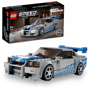 Lego Fast & Furious 2 Nissan Skyline GT-R (R34) 319pzs 9+años