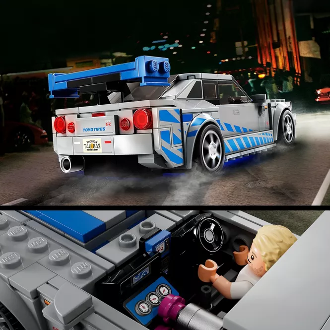 Lego Fast & Furious 2 Nissan Skyline GT-R (R34) 319pzs 9+años 4
