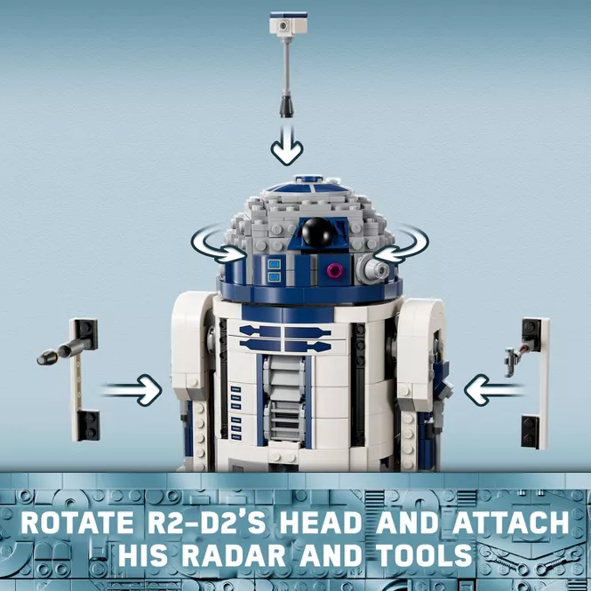 Lego Star Wars R2-D2 1050pzs 10+años 3