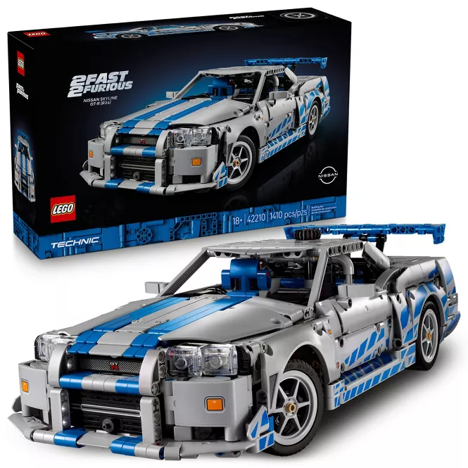 LEGO Technic 2Fast 2Furious Nissan Skyline GT-R R34 1410pzs 1
