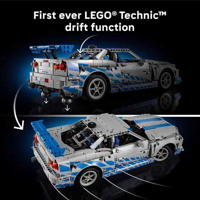 LEGO Technic 2Fast 2Furious Nissan Skyline GT-R R34 1410pzs 5