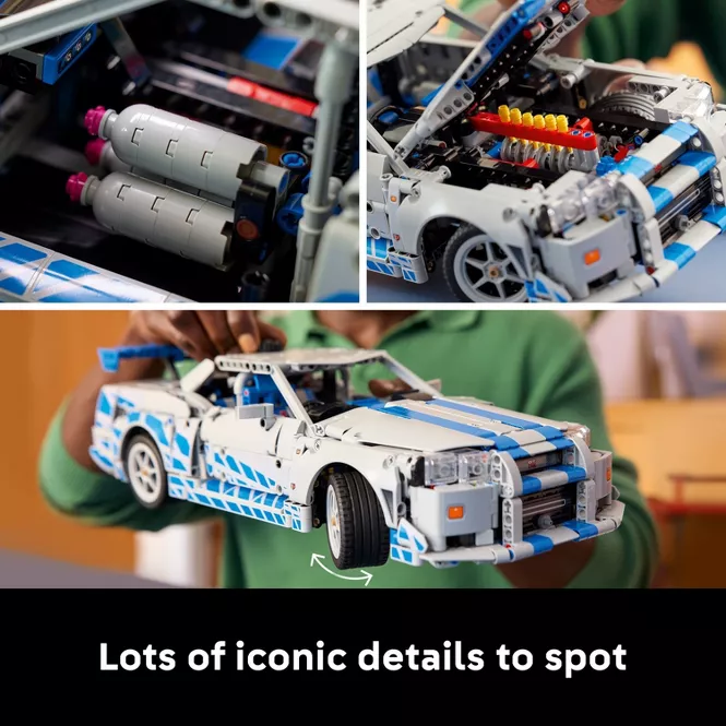 LEGO Technic 2Fast 2Furious Nissan Skyline GT-R R34 1410pzs 6