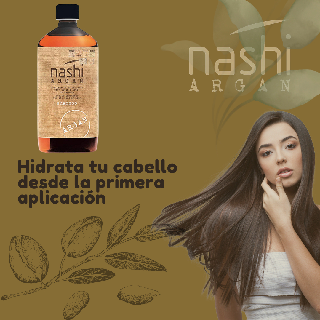 Nashi Argan Shampoo Todo Tipo de Cabello 500ml 3