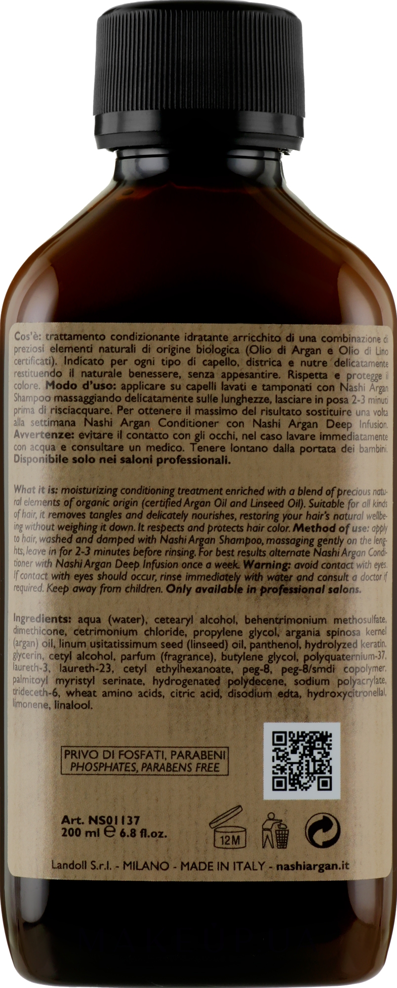 Nashi Argan Acondicionador Todo Tipo de Cabello 500ml 2