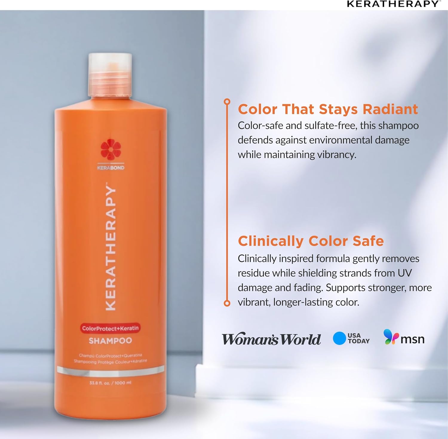 Keratherapy Shampoo Protector Color con Queratina 1Lt 3