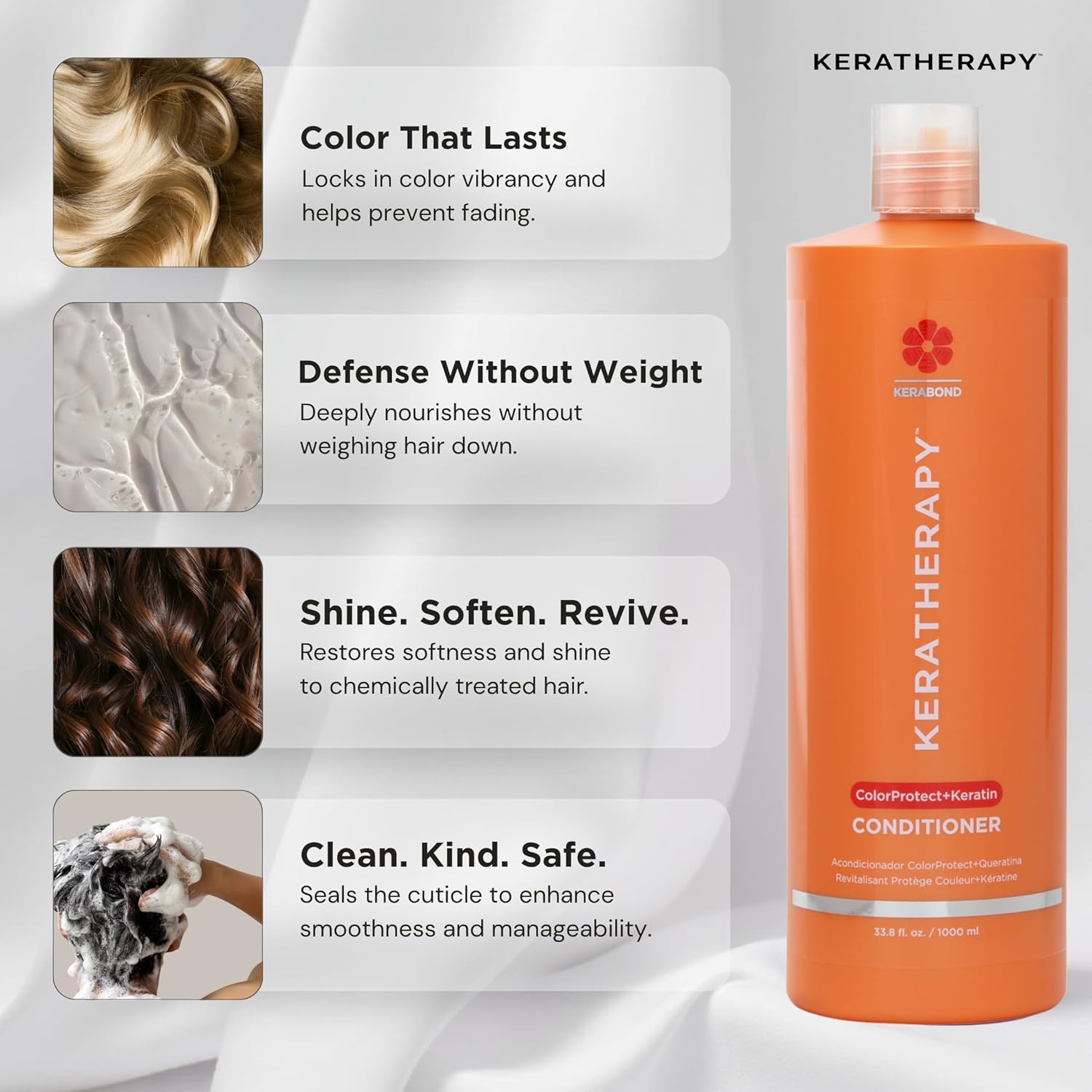 Keratherapy Acondicionador Protección Color con Queratina 1Lt 4