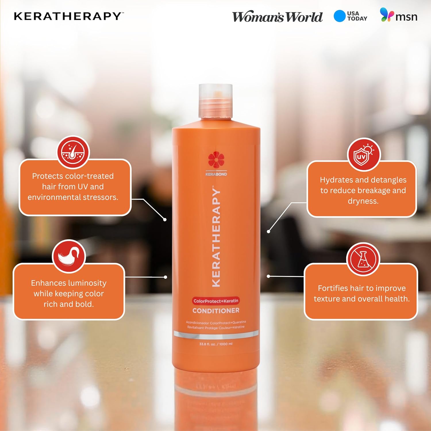 Keratherapy Acondicionador Protección Color con Queratina 1Lt 5