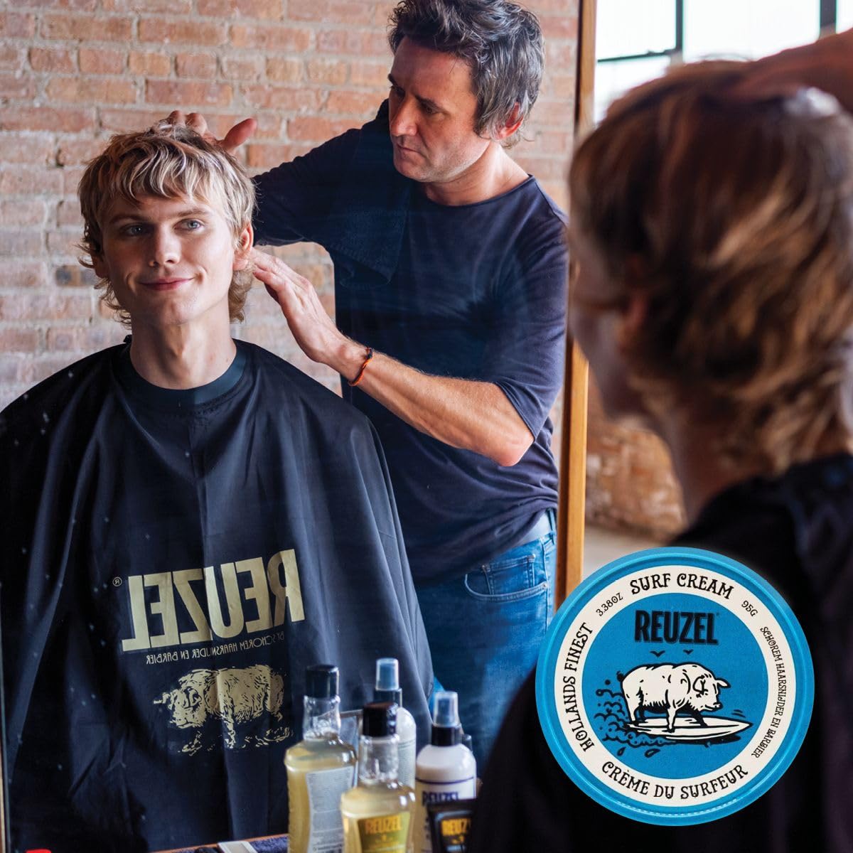 Reuzel Cera para Peinar da Textura Definición Surf 95grs 7