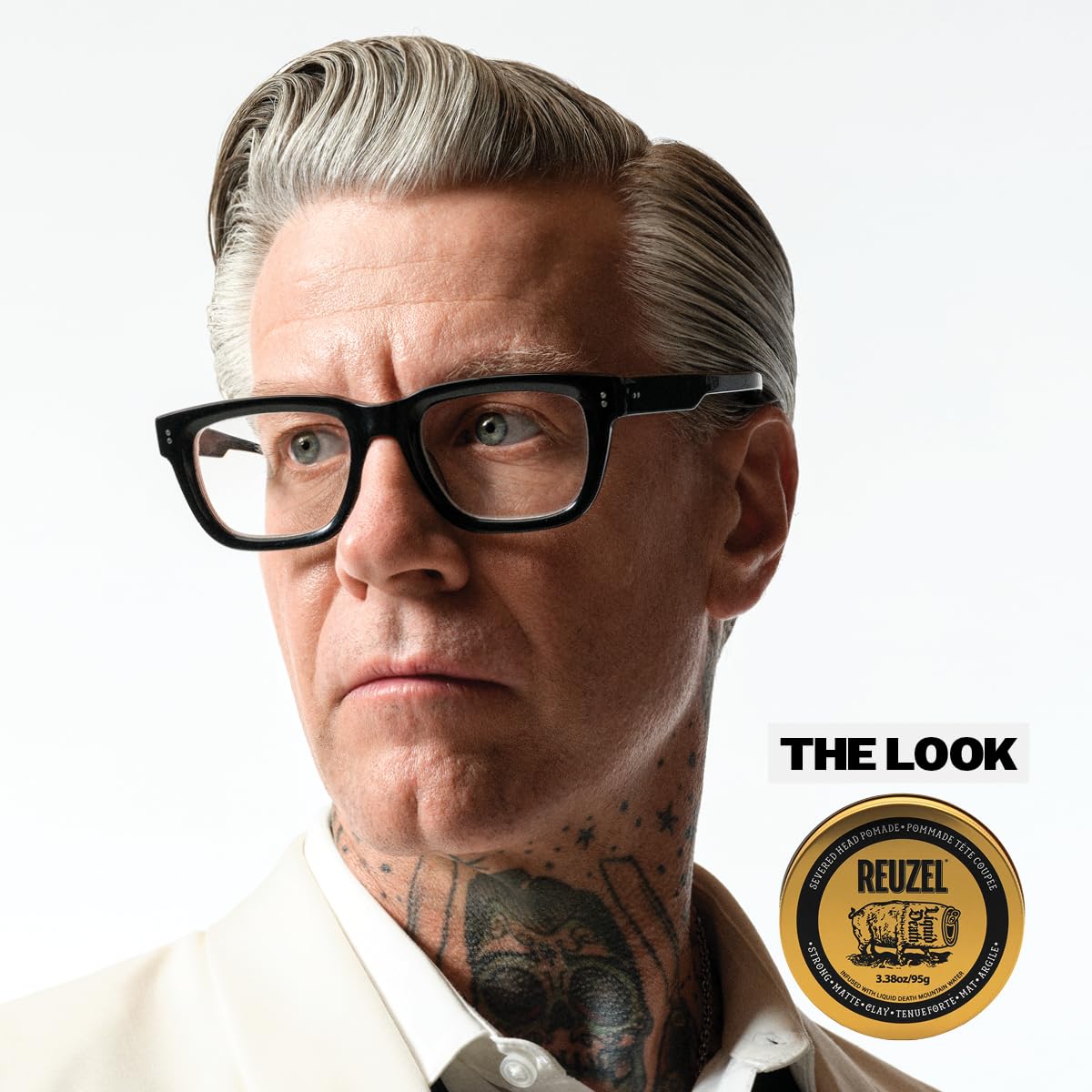 Reuzel and Liquid Death Pomada Mate Fijacion Fuerte 95grs 2