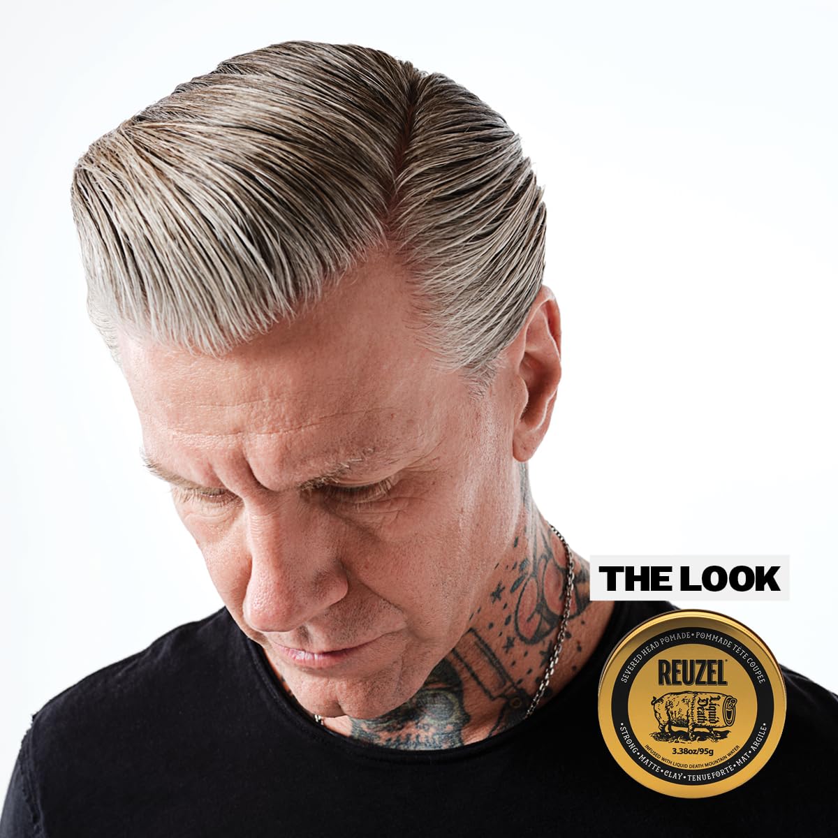 Reuzel and Liquid Death Pomada Mate Fijacion Fuerte 95grs 3