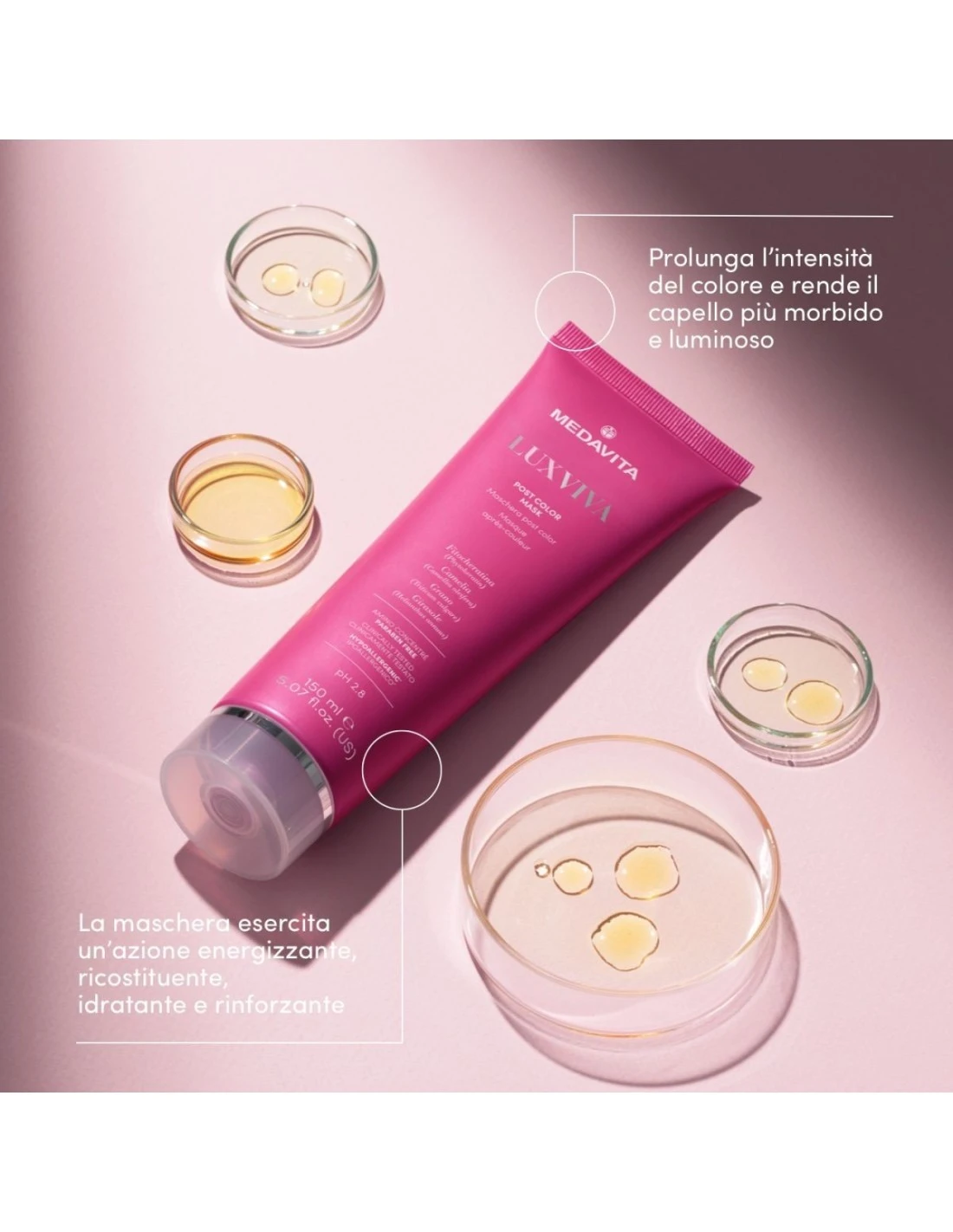 Medavita Luxviva Mascara Post Color 150ml 2