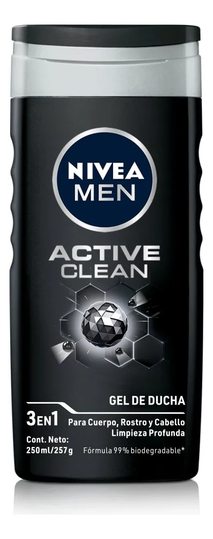 Nivea Men Gel De Ducha Active Clean 250 Ml 1