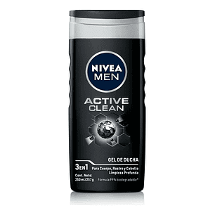 Nivea Men Gel De Ducha Active Clean 250 Ml